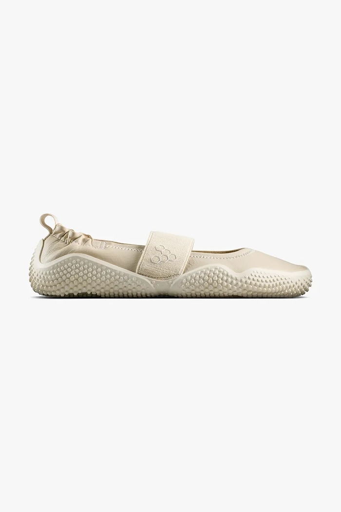 Vivobarefoot μπαλαρίνες δερμάτινες MOTUS STUDIO BALLET μπεζ 205656