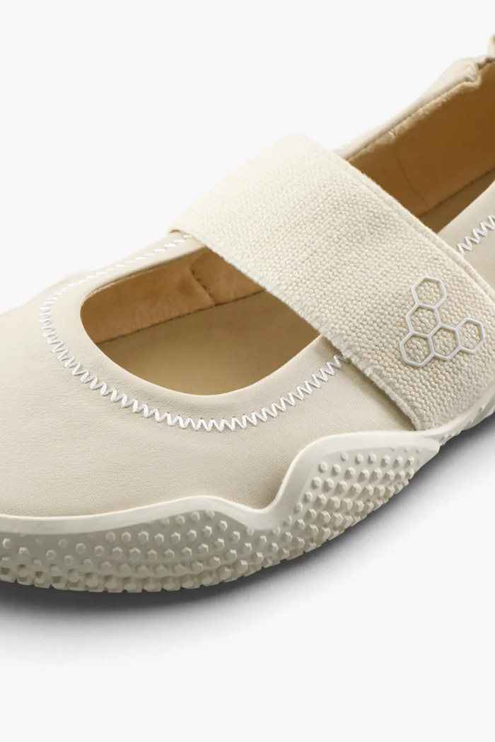 Vivobarefoot μπαλαρίνες δερμάτινες MOTUS STUDIO BALLET 205656 μπεζ