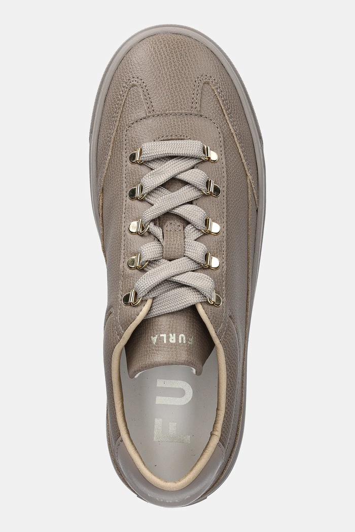 Furla sneakers din piele Enjoy Lace-Up Sneaker bej YK76ENJ.BX4397.4488S
