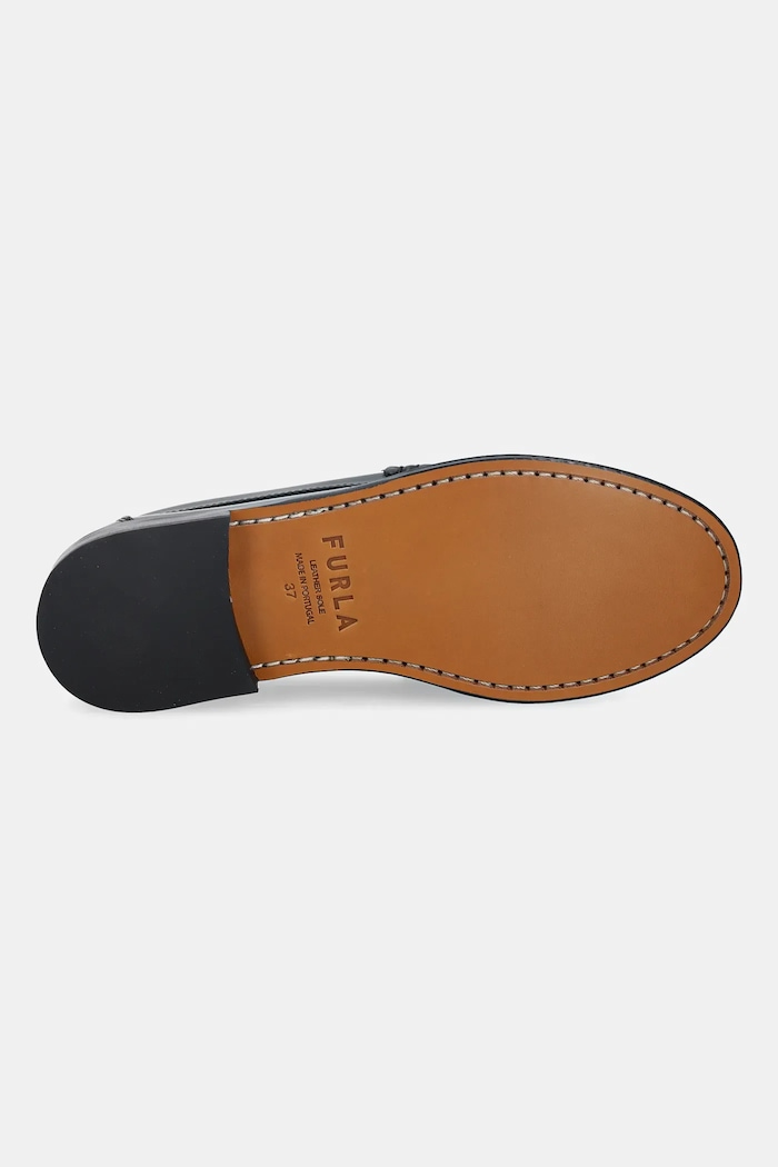 Kožne mokasinke Furla College Loafer YK41FSN.T20000.4491S zelena