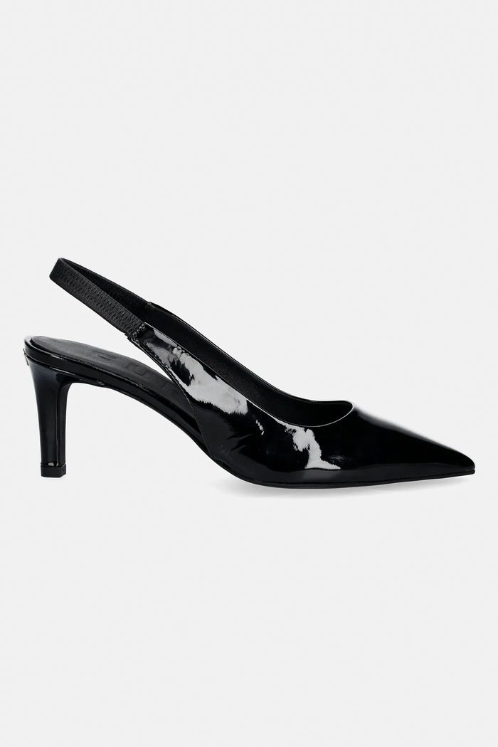Δερμάτινες γόβες Furla Essential Slingback YK44FSN.X70000.O6000 μαύρο SS26