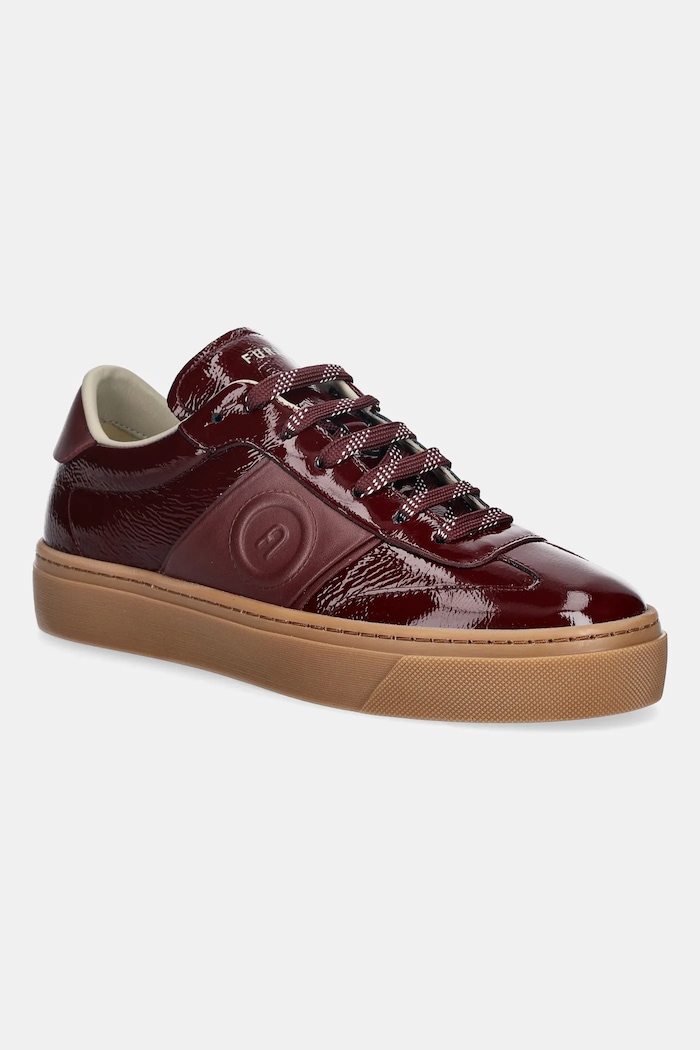 Furla sneakers din piele Enjoy Lace-Up Sneaker altele burgundia YK58ENJ.BX4393.26700