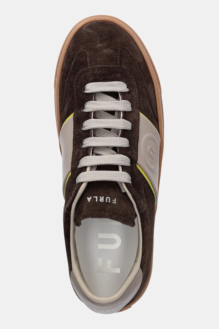 Furla velúr sportcipő Enjoy Lace-Up Sneaker barna YK58ENJ.BX4394.4713S