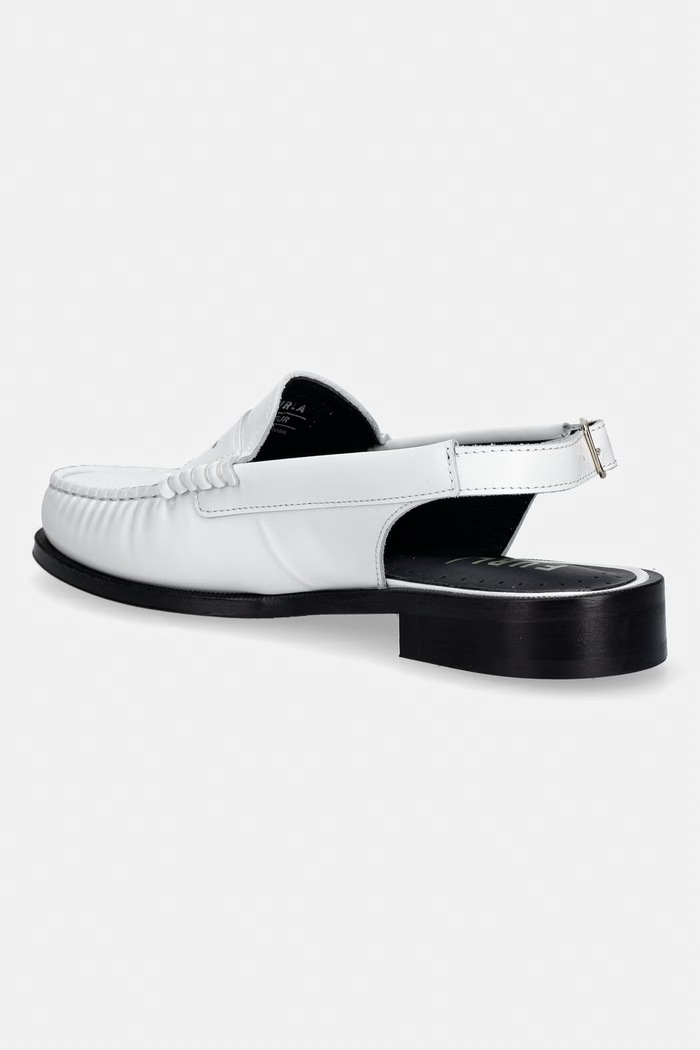 Obutev Usnjeni mokasini Furla College Loafer YK55FCG.T20000.01B00 bela