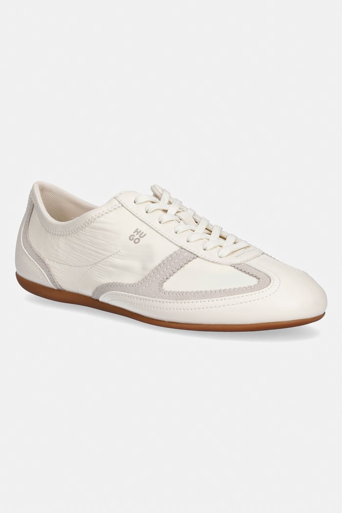 HUGO sneakers Mystie piele întoarsă bej 50557871.115
