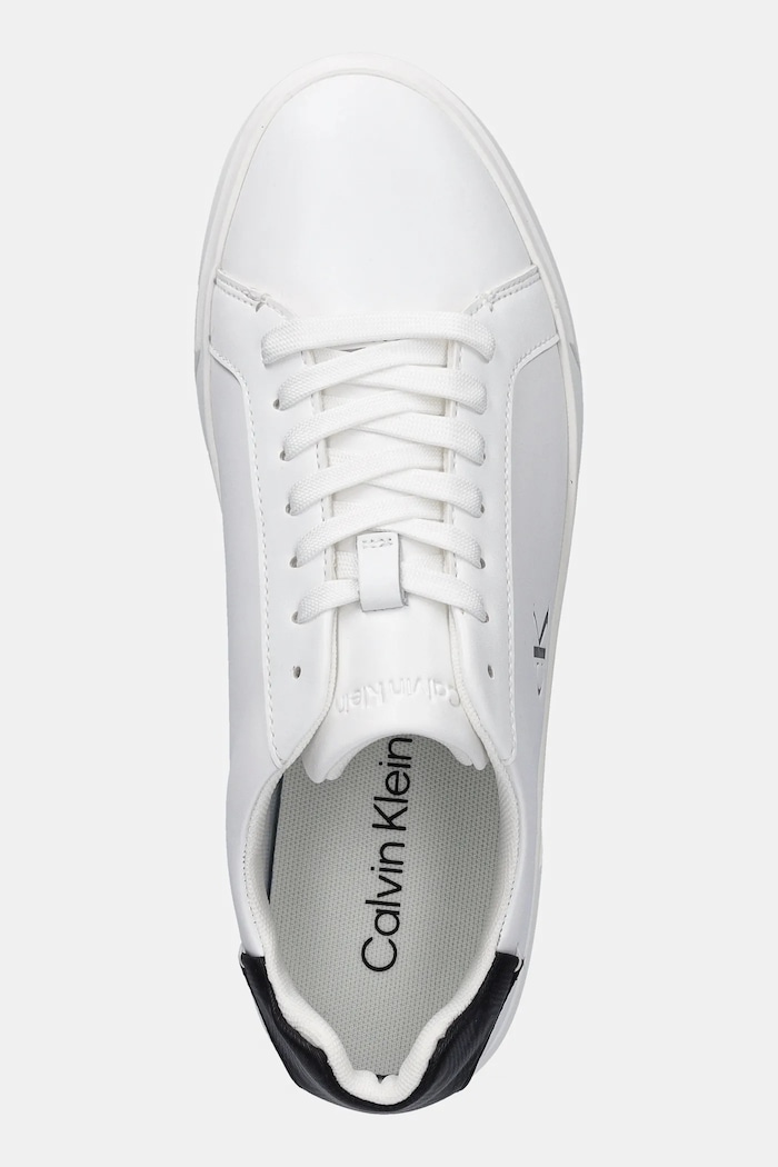 Calvin Klein sneakersy LOW PRO CUP LACEUP LTH MOIRE biały HW0HW02845