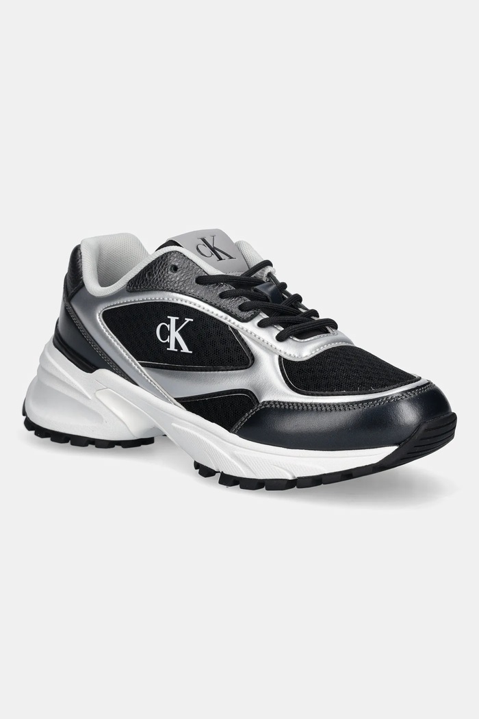 Calvin Klein sneakersy HIKE RUNNER LACE UP MESH MIX MET syntetyczny czarny YW0YW02063