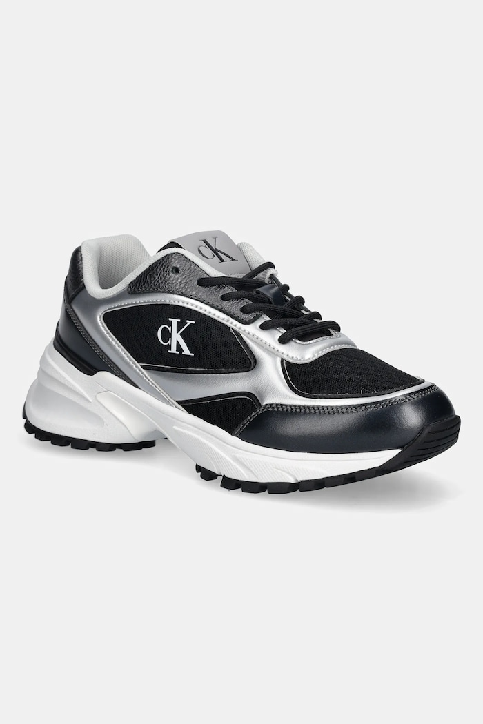 Calvin Klein sneakersy HIKE RUNNER LACE UP MESH MIX MET syntetyczny czarny YW0YW02063