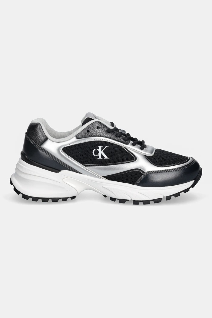 Calvin Klein sneakersy HIKE RUNNER LACE UP MESH MIX MET YW0YW02063 czarny SS26