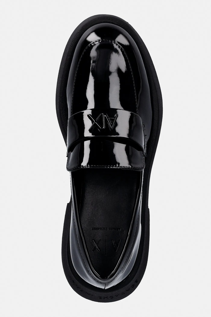 Мокасини Armani Exchange черен XW002207.AF21267.UC001