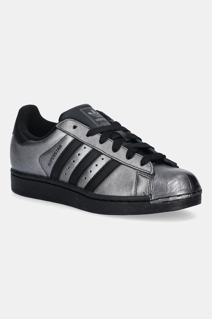 Кожаные кроссовки adidas Originals Superstar II низкая чёрный IH1598