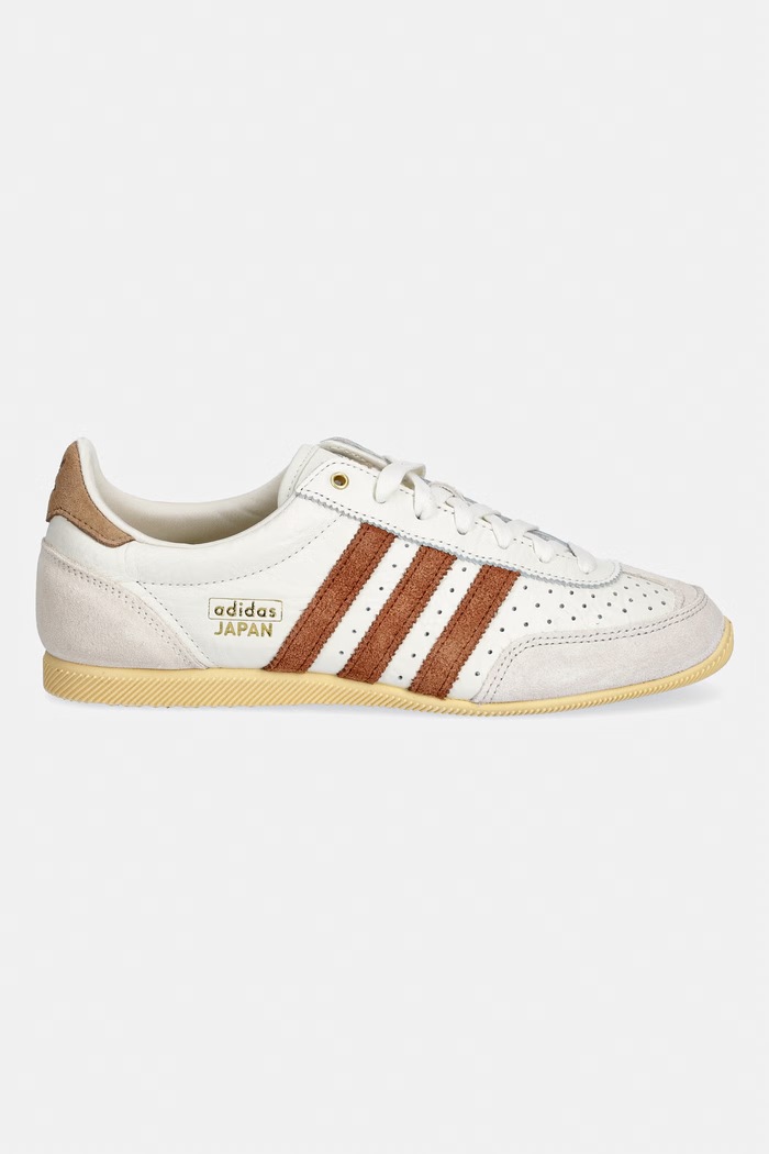 Kožené tenisky adidas Originals Japan IH1600 béžová SS26
