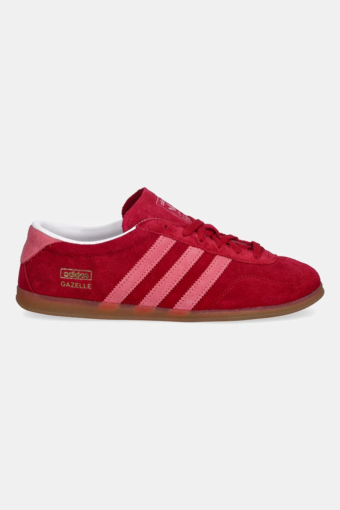 Велурени маратонки adidas Originals Gazelle LO Pro IH6944 червен SS26