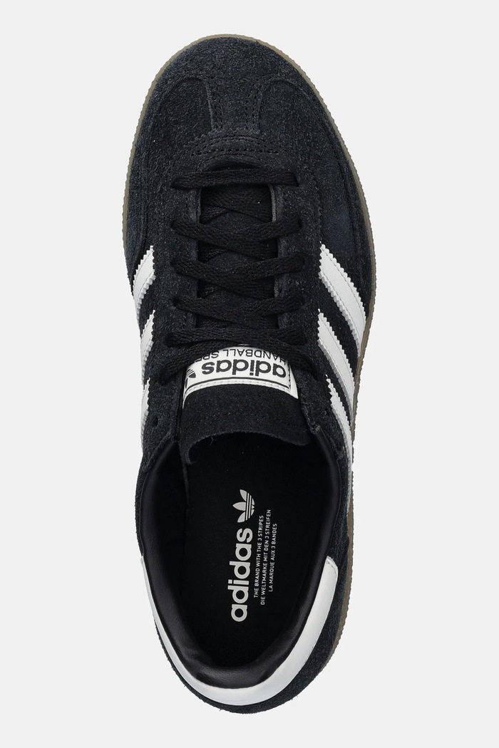 Замшевые кроссовки adidas Originals Handball Spezial Bold чёрный JR7438