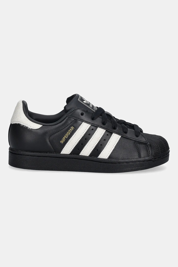 Кожаные кроссовки adidas Originals Superstar II KI3574 чёрный SS26