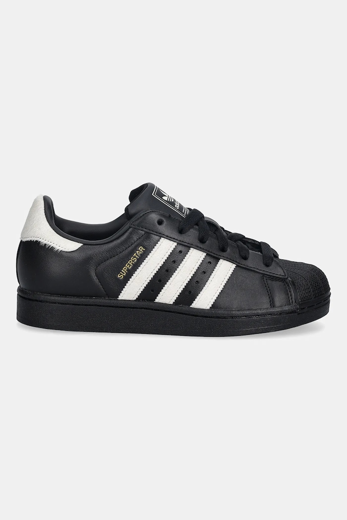 Кожаные кроссовки adidas Originals Superstar II KI3574 чёрный SS26