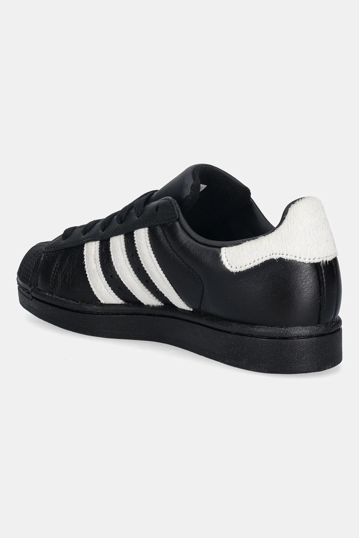 Обувь Кожаные кроссовки adidas Originals Superstar II KI3574 чёрный