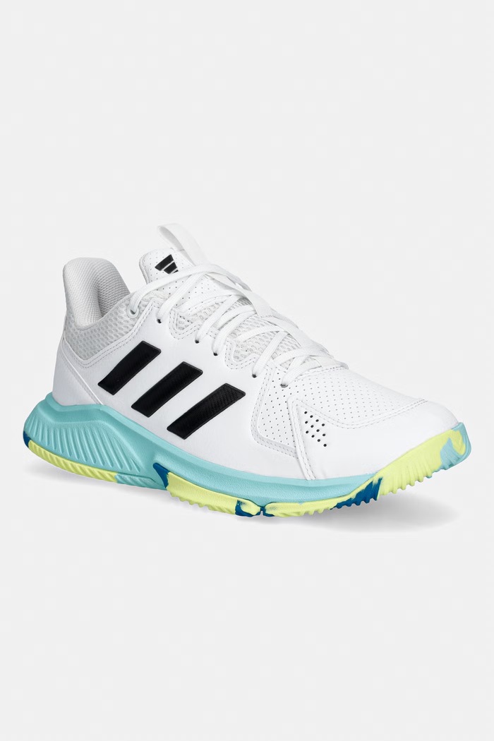 Športové topánky adidas Performance Court Flight textilný biela KJ4338