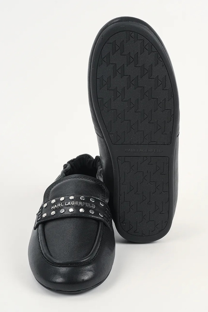 Karl Lagerfeld bőr mokaszin MARLEE KL41311.00S fekete