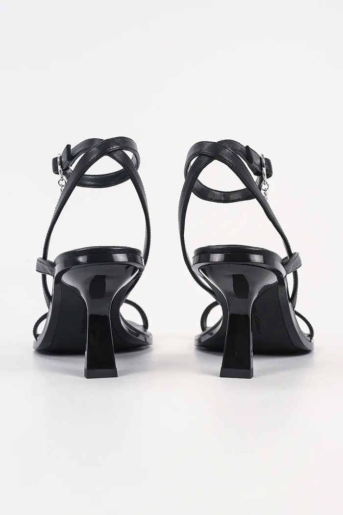 Обувки Кожени сандали Karl Lagerfeld KARMEL KL33606.000 черен