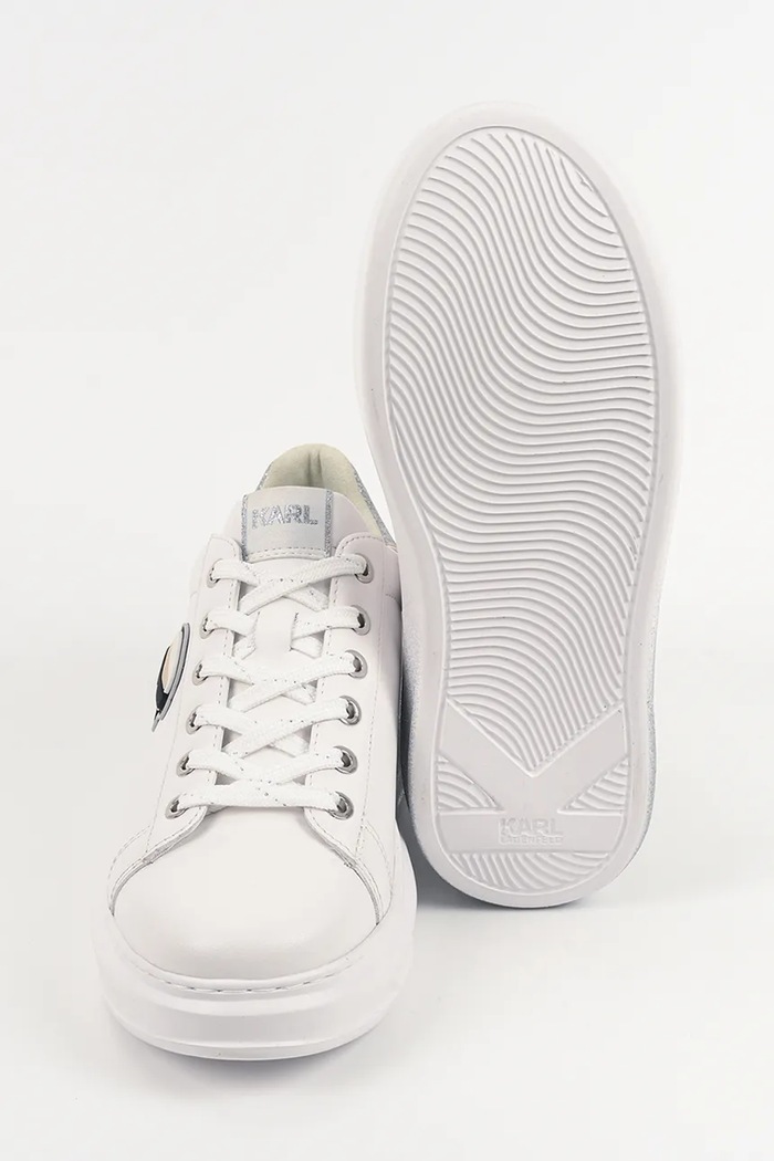 Кожени маратонки Karl Lagerfeld KAPRI KL62530F.01S бял