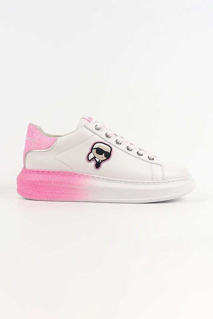 Karl Lagerfeld sneakersy skórzane KAPRI pozostałe biały KL62530F.01P