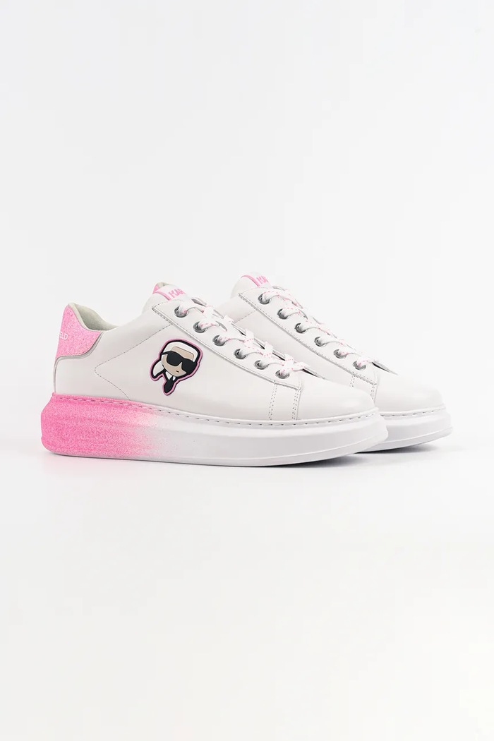 Karl Lagerfeld sneakersy skórzane KAPRI KL62530F.01P biały SS26