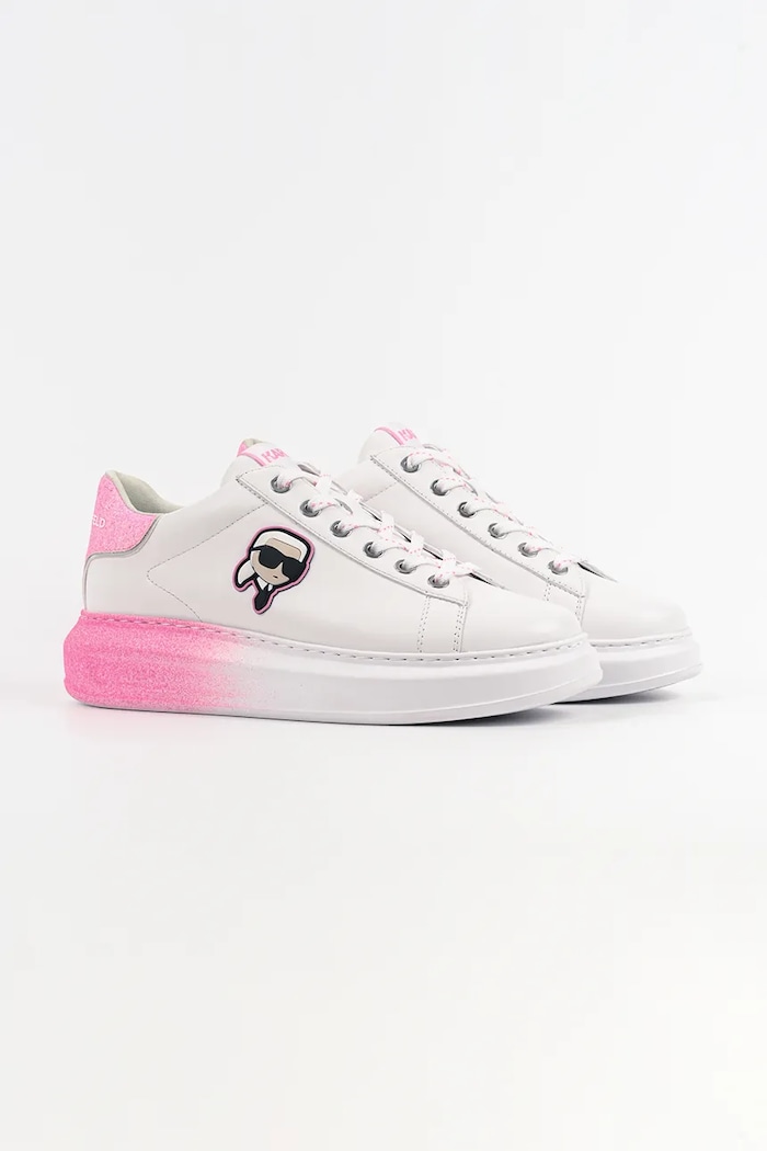 Karl Lagerfeld sneakersy skórzane KAPRI KL62530F.01P biały SS26