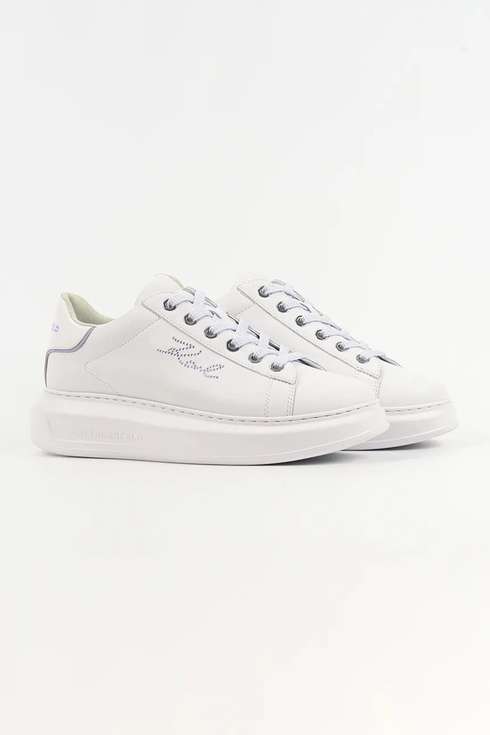 Кожени маратонки Karl Lagerfeld KAPRI KL62518.01V бял SS26