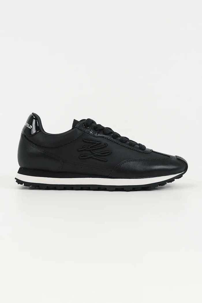 Karl Lagerfeld sportcipő SONAR nappa bőr fekete KL65425.400