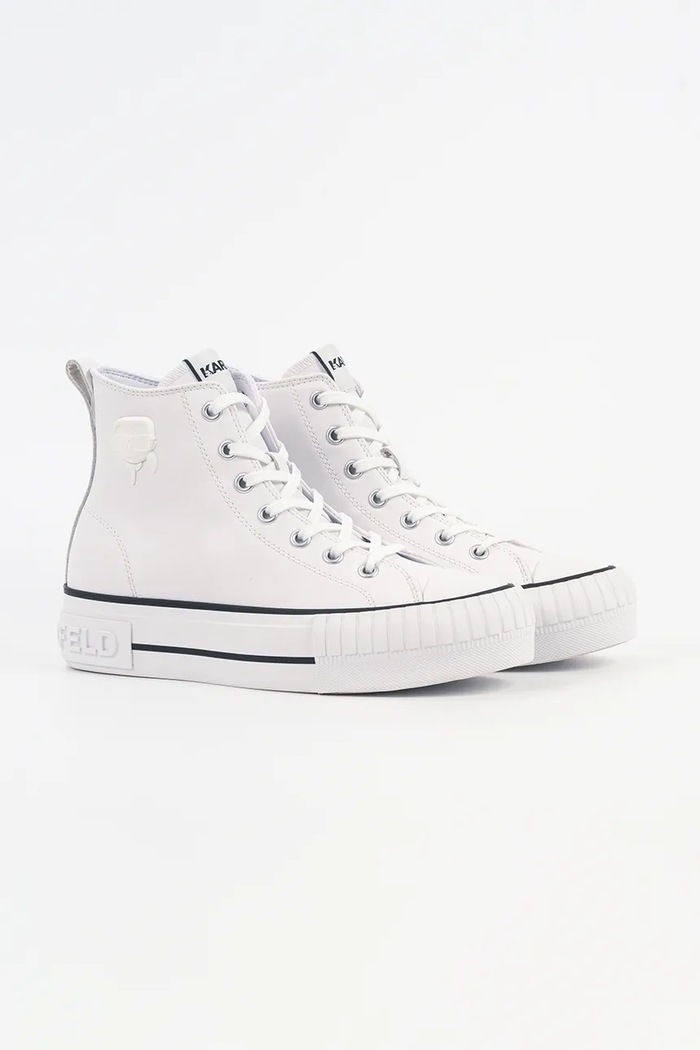 Kožené tenisky Karl Lagerfeld KAMPUS MAX NFT KL60456.011 biela SS26