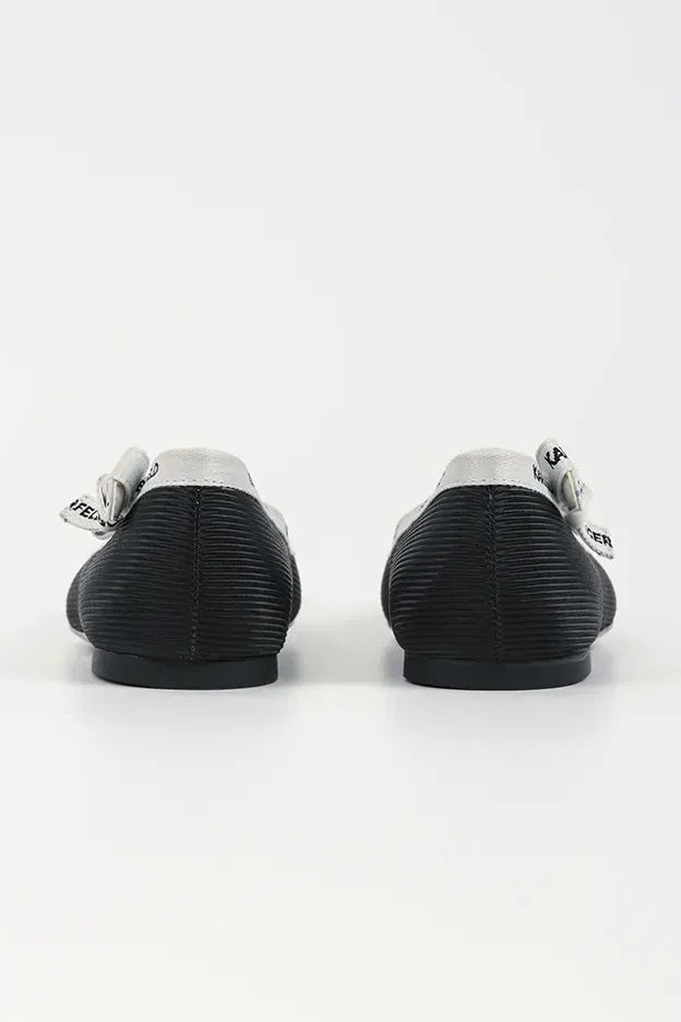 Boty Baleríny Karl Lagerfeld KARO KL40129.H00 černá