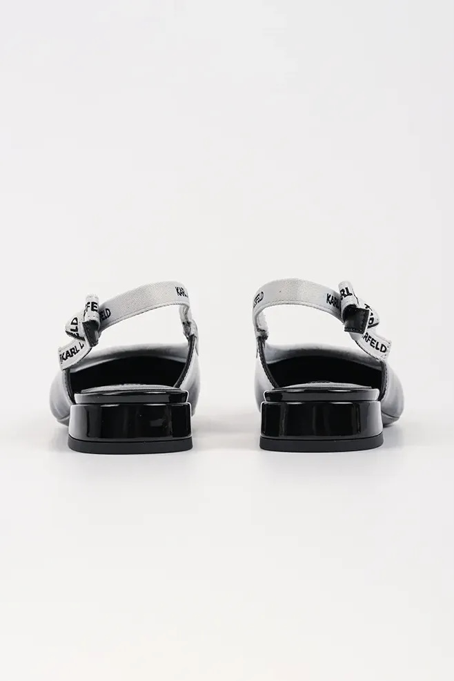 Boty Kožené baleríny Karl Lagerfeld KERRIE KL40159.1BP černá