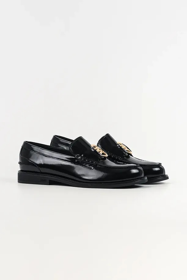 Karl Lagerfeld bőr mokaszin MIA KL42126.000 fekete SS26