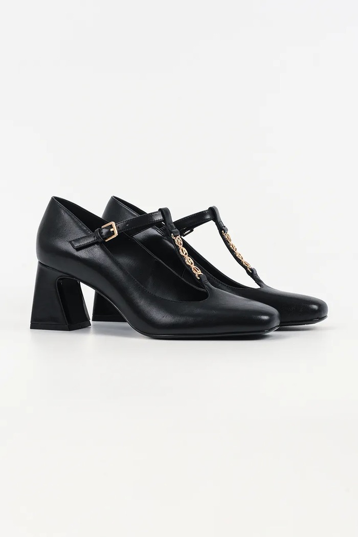 Karl Lagerfeld bőr flip-flop BEATA KL31406.00G fekete SS26
