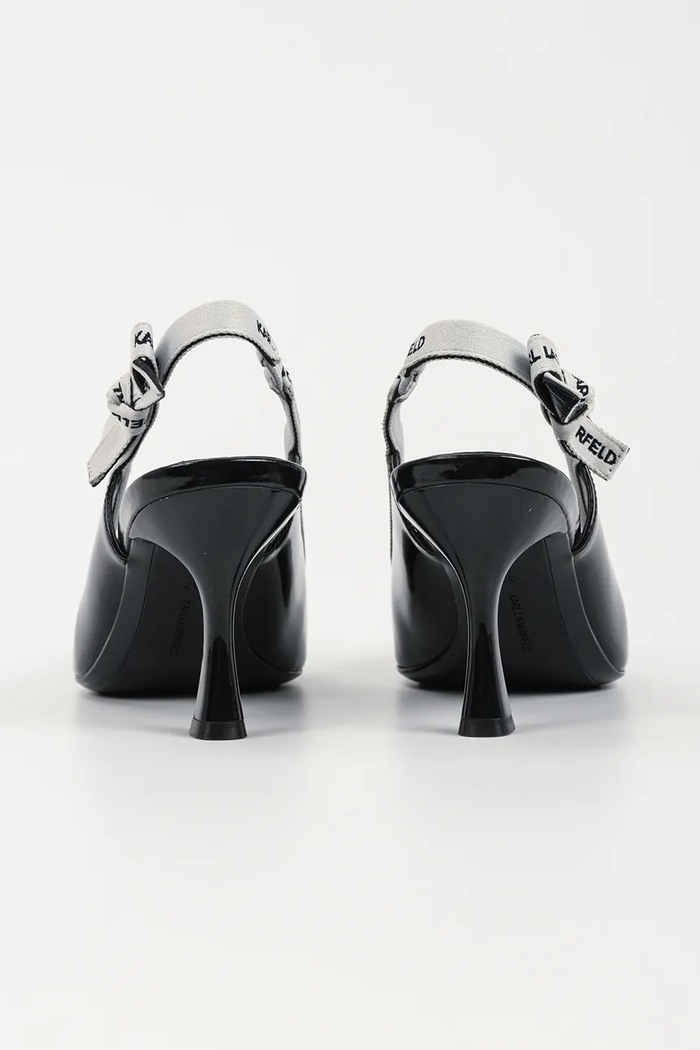 Obuv Kožené lodičky Karl Lagerfeld SIENNA KL32706.1BP čierna