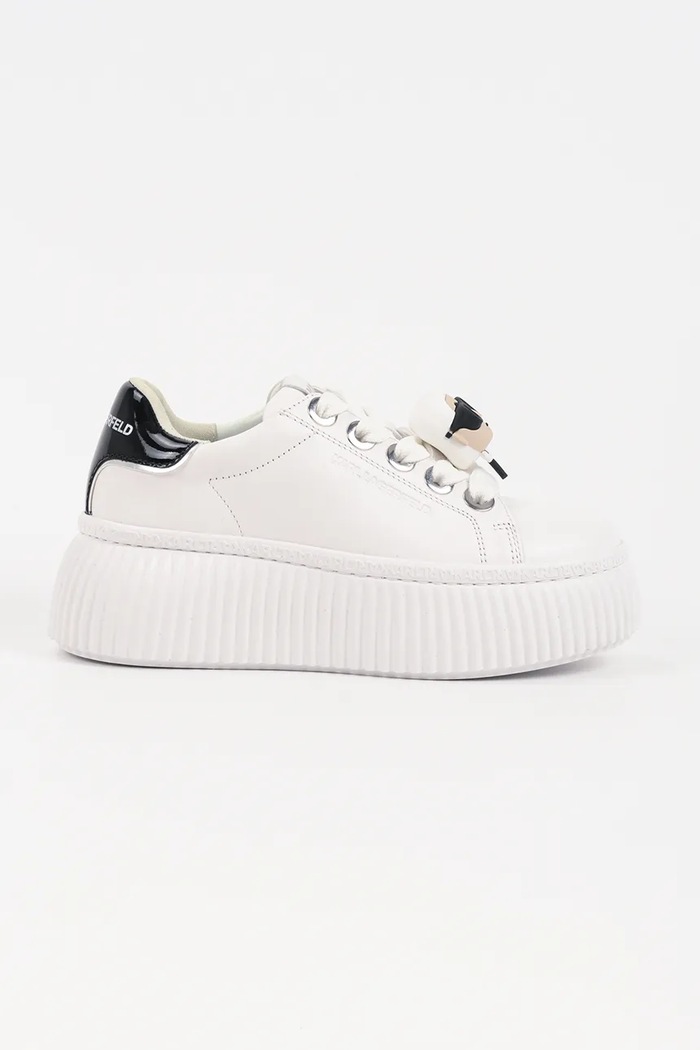 Кожени маратонки Karl Lagerfeld KREEPER LO други бял KL42336T.011
