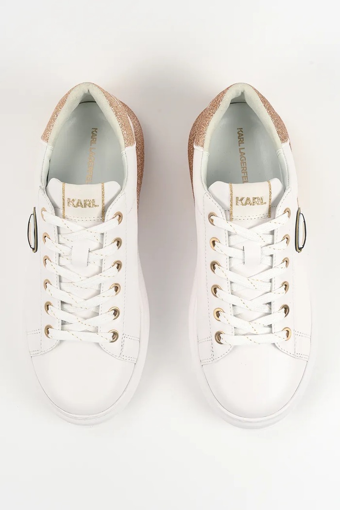 Topánky Karl Lagerfeld KAPRI biela KL62530F.01G