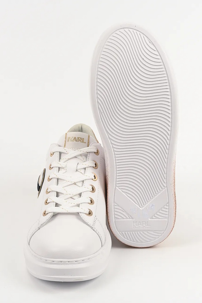 Topánky Karl Lagerfeld KAPRI KL62530F.01G biela