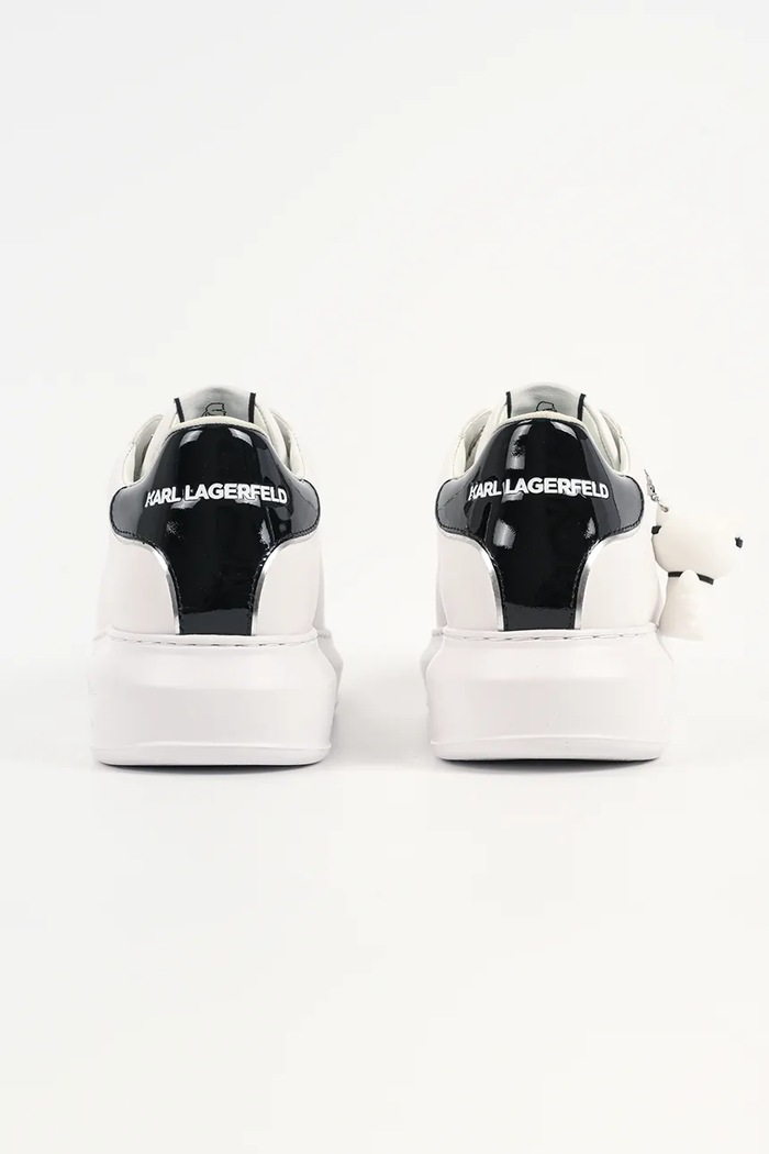 Obuv Kožené tenisky Karl Lagerfeld KAPRI KL62536C.011 biela