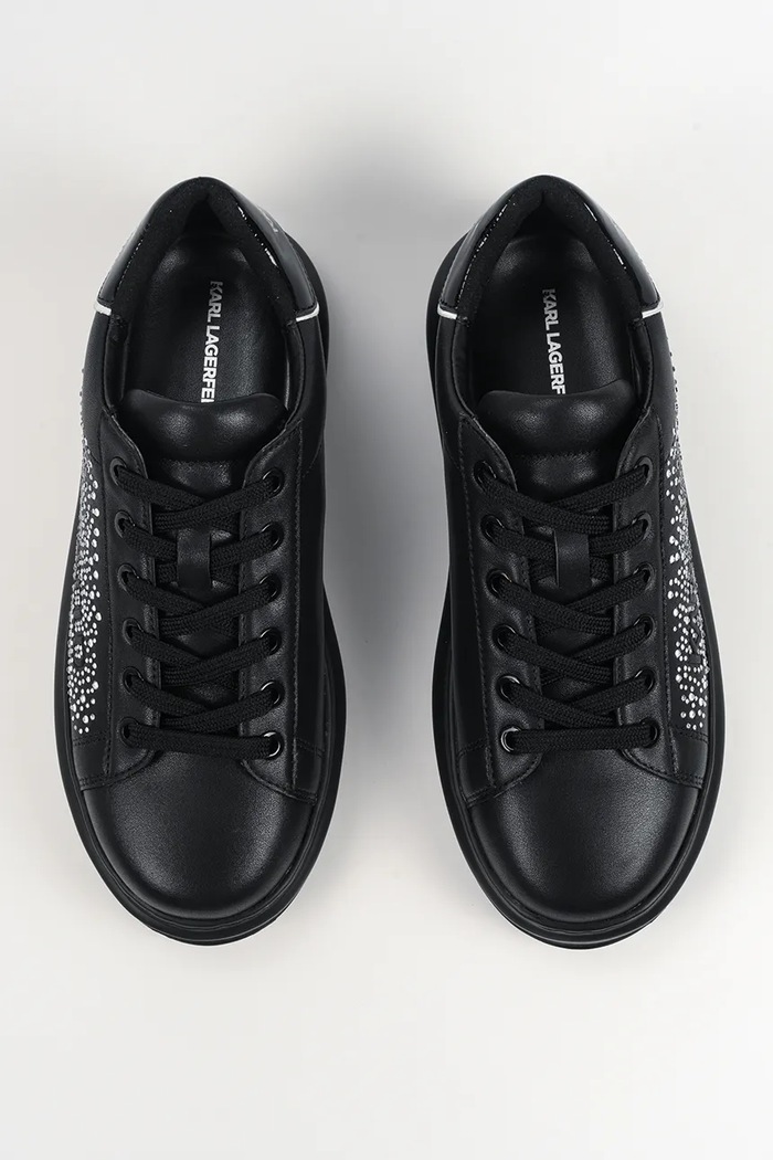 Karl Lagerfeld bőr sportcipő KAPRI fekete KL62556.00S