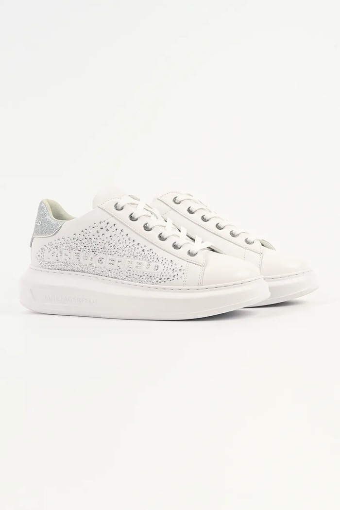 Kožené tenisky Karl Lagerfeld KAPRI KL62556.01S biela SS26