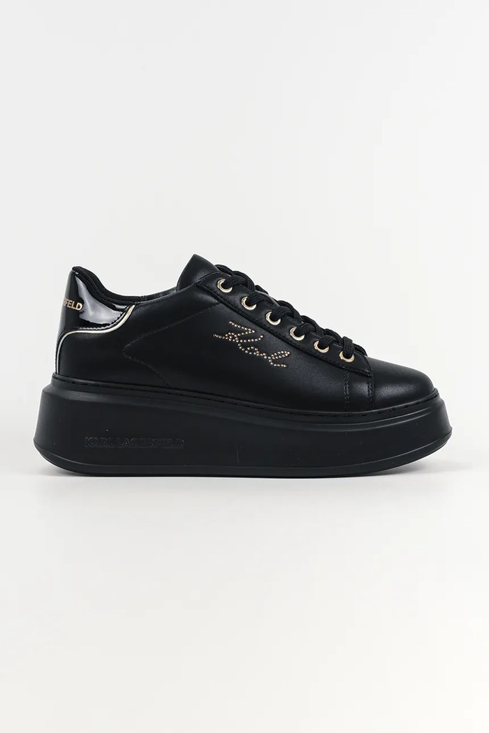 Karl Lagerfeld sneakersy skórzane ANAKAPRI pozostałe czarny KL63518A.00G