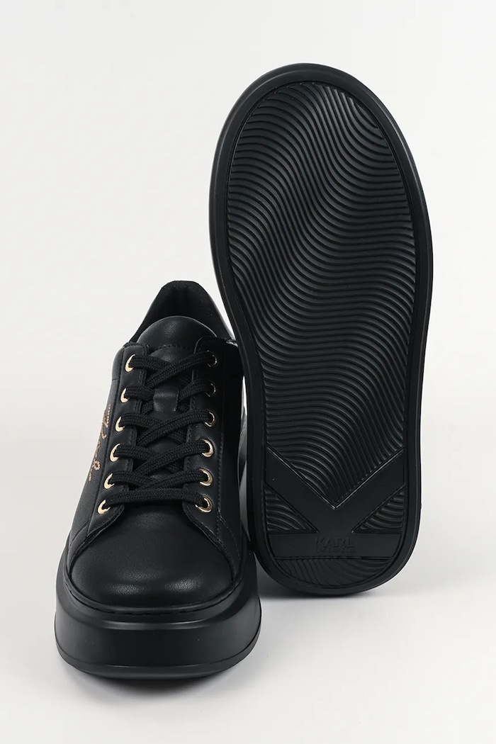 Karl Lagerfeld sneakersy skórzane ANAKAPRI KL63518A.00G czarny