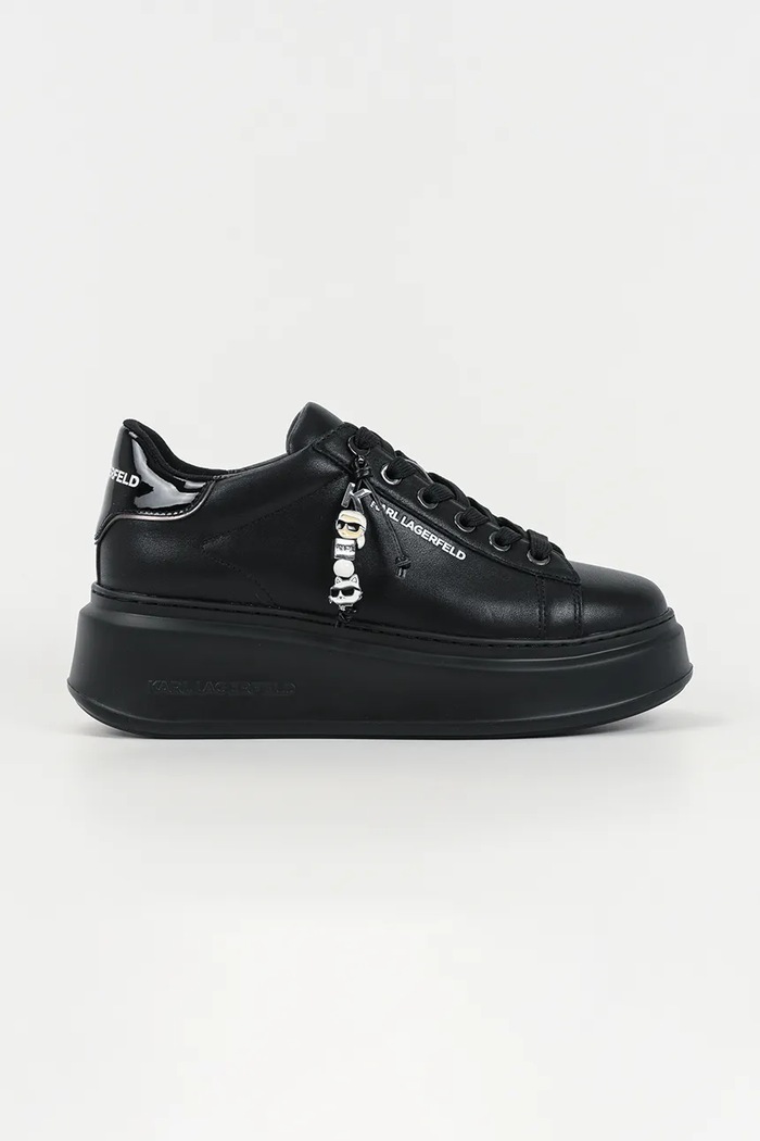 Kožené tenisky Karl Lagerfeld ANAKAPRI iný čierna KL63516.00X