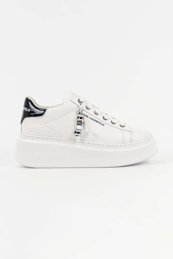Karl Lagerfeld sneakersy skórzane ANAKAPRI pozostałe biały KL63516.011