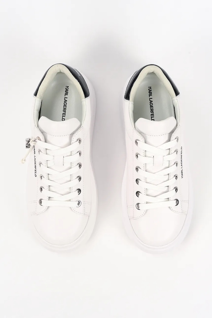 Karl Lagerfeld sneakersy skórzane ANAKAPRI biały KL63516.011