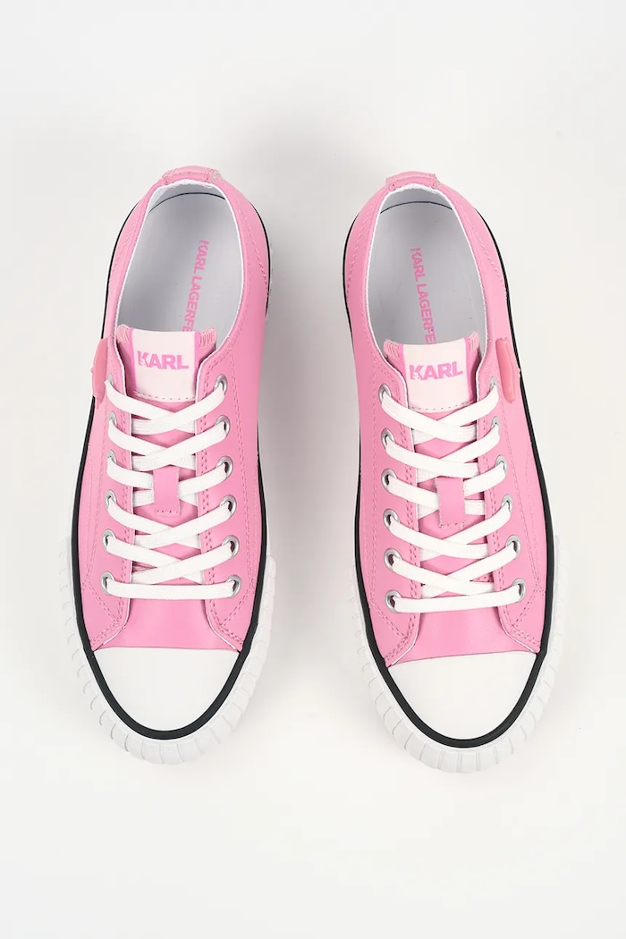 Karl Lagerfeld bőr sneaker KAMPUS MAX NFT rózsaszín KL60426.0LP