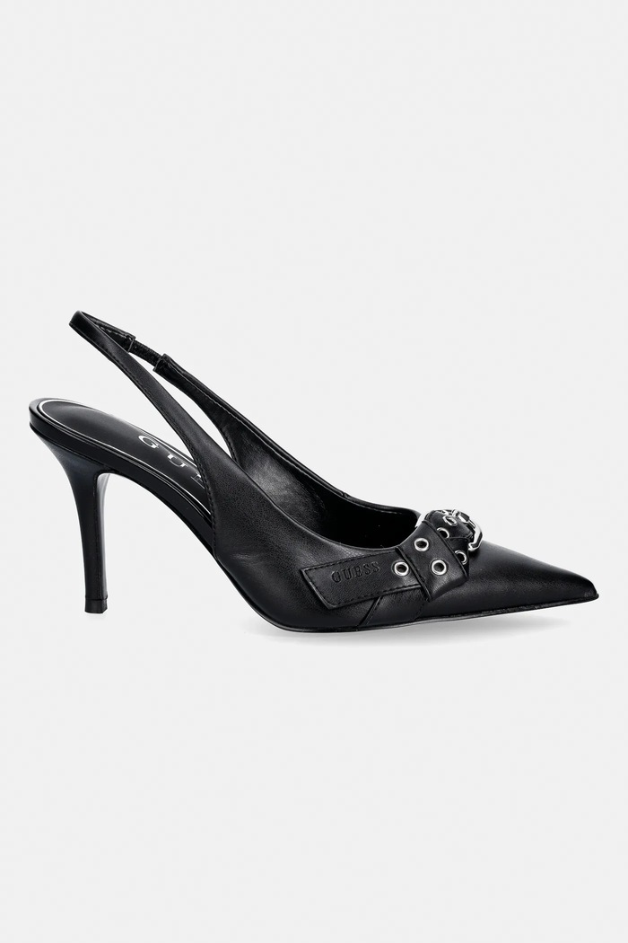 Guess pantofi cu toc PRISSIE FLPPSE.ELE05.BLACK negru SS26