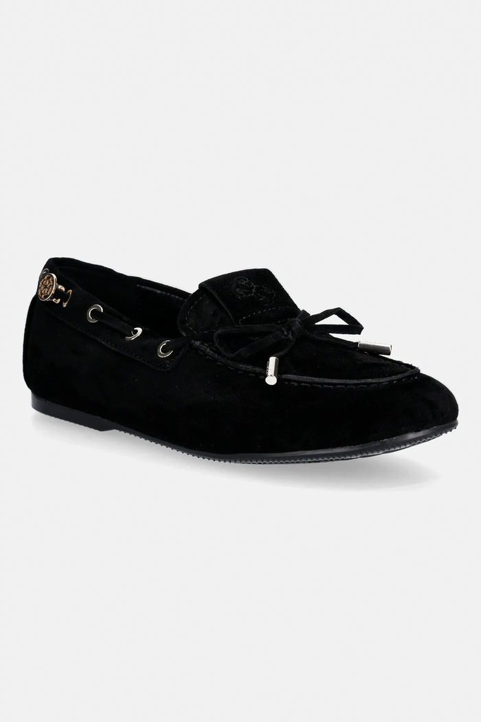Guess mocasini din piele întoarsă AISHA piele întoarsă negru FLPAIS.SUE14.BLACK